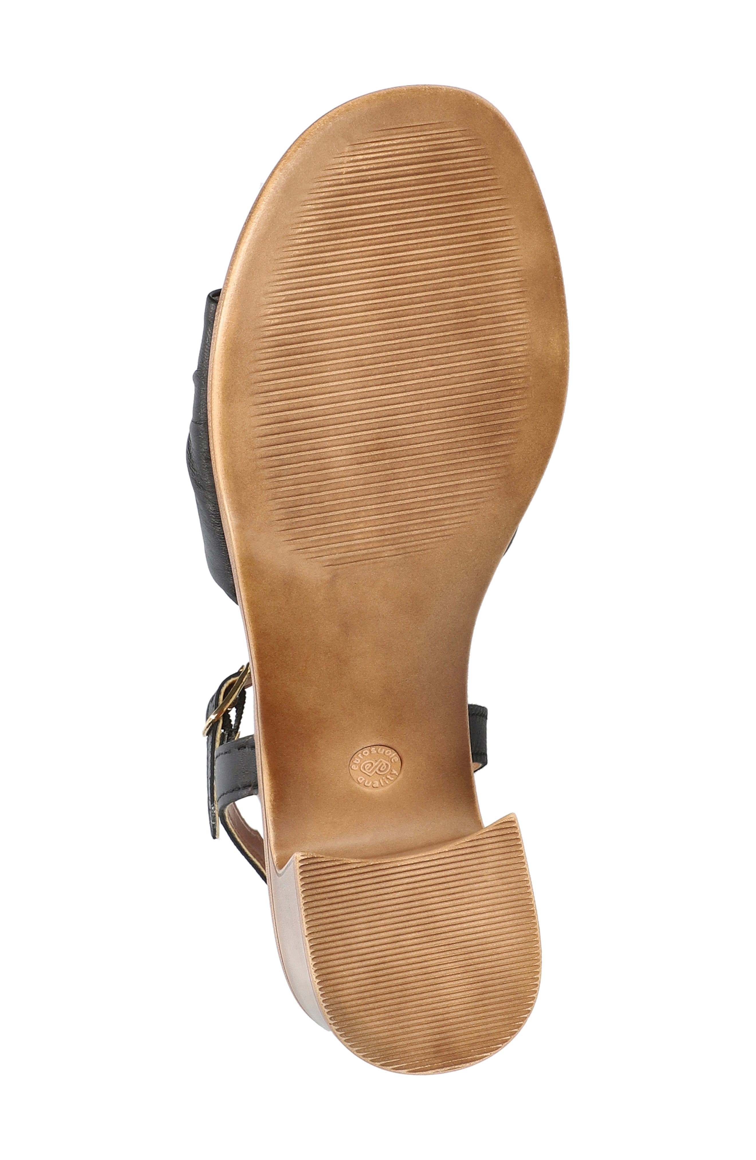 Bella Vita Ave-Italy Ankle Strap Sandal, Alternate, color, Black Italian Leather