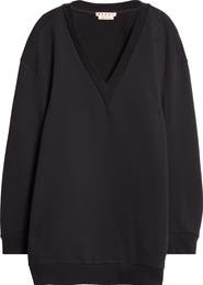 Marni Long Sleeve Sweatshirt Minidress