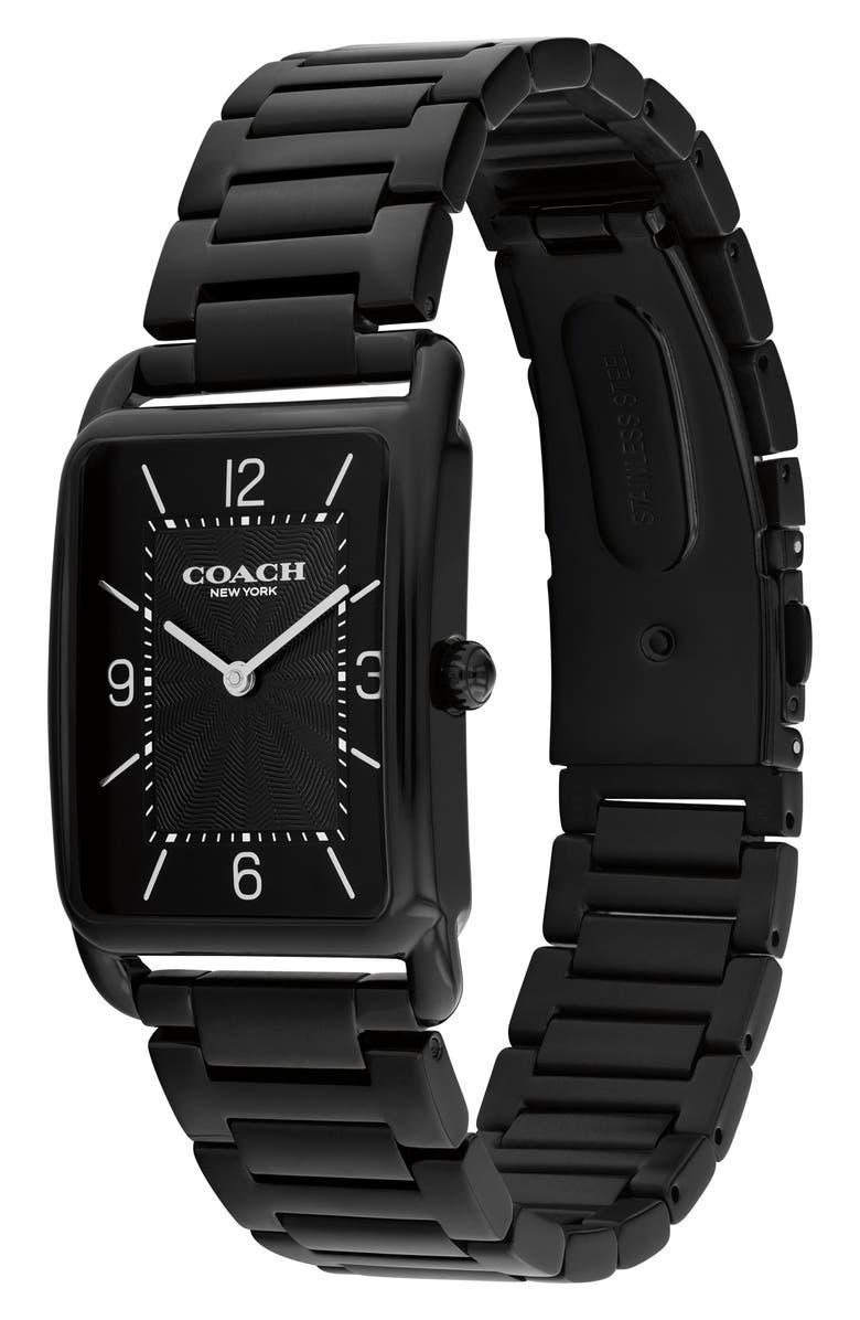 COACH Elliot Bracelet Watch, 26mm, Alternate, color, Black
