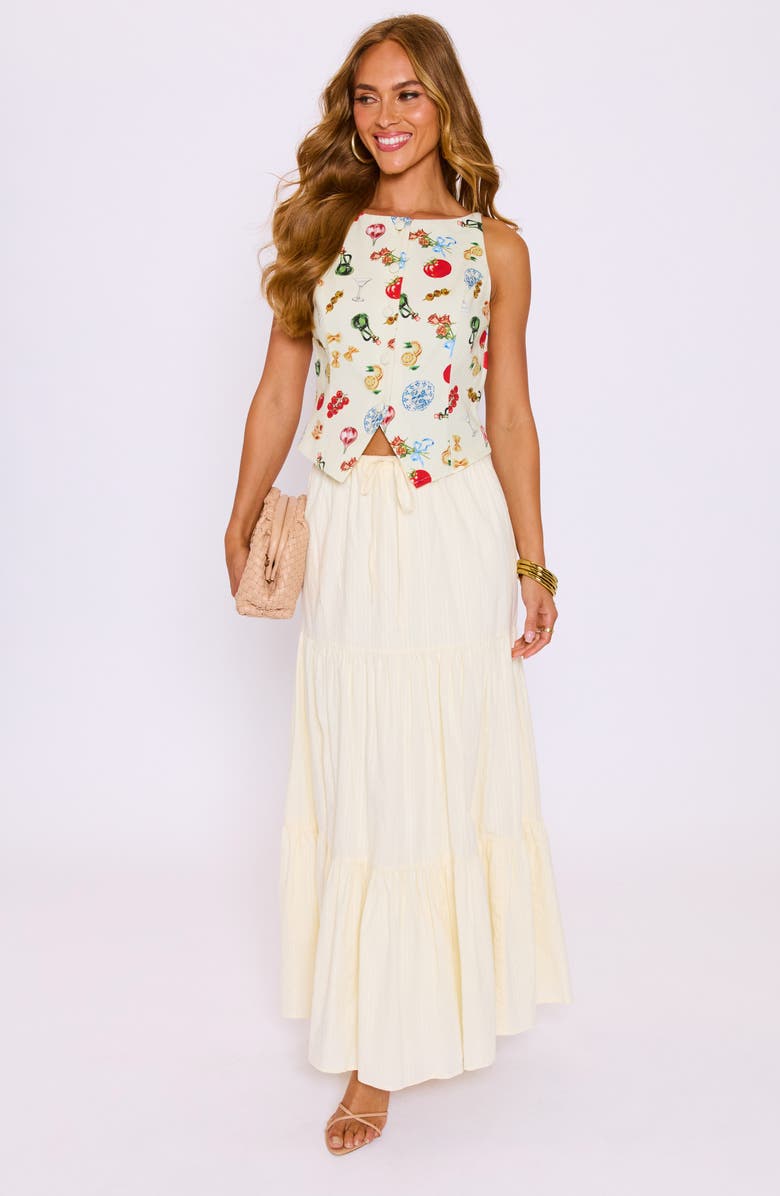 VICI Collection Solstice Mixed Print Cotton Vest, Alternate, color, 