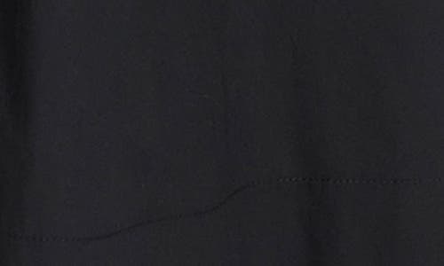 Vince Camuto Smock Waist Cotton Midi Dress In Black