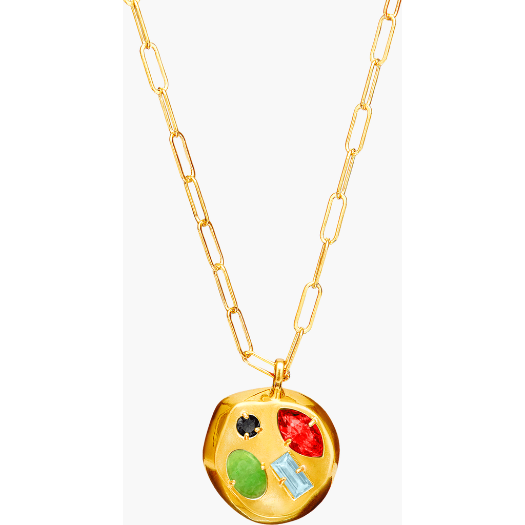 Birthdate Co. The January Birthdate Gold Pendant In January 13th - Gold