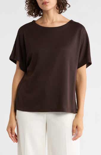 MAX STUDIO Short Sleeve Knit T-Shirt