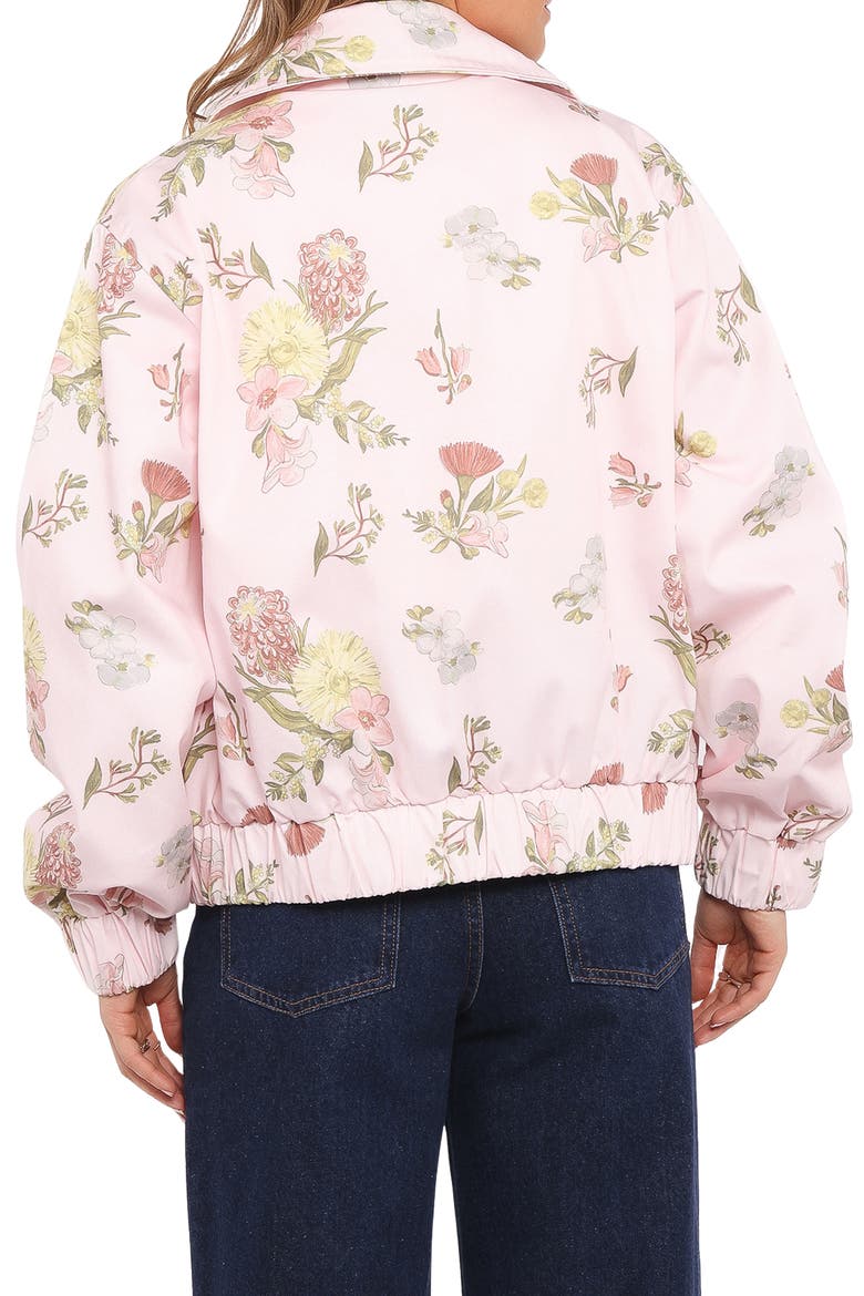 Calvin Floral Twill Jacket, Alternate, color, PALE PINK FLORAL