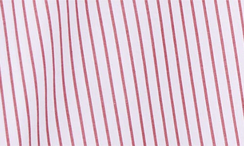Vaquera Trompe L'oeil Bra Stripe Graphic Button-down Shirt In Pink