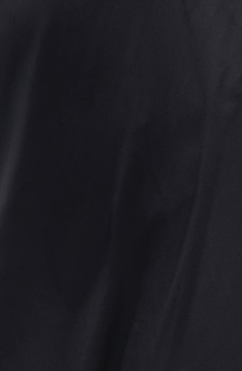 LIONESS Amore Lace Inset Halter Minidress, Alternate, color, Noir