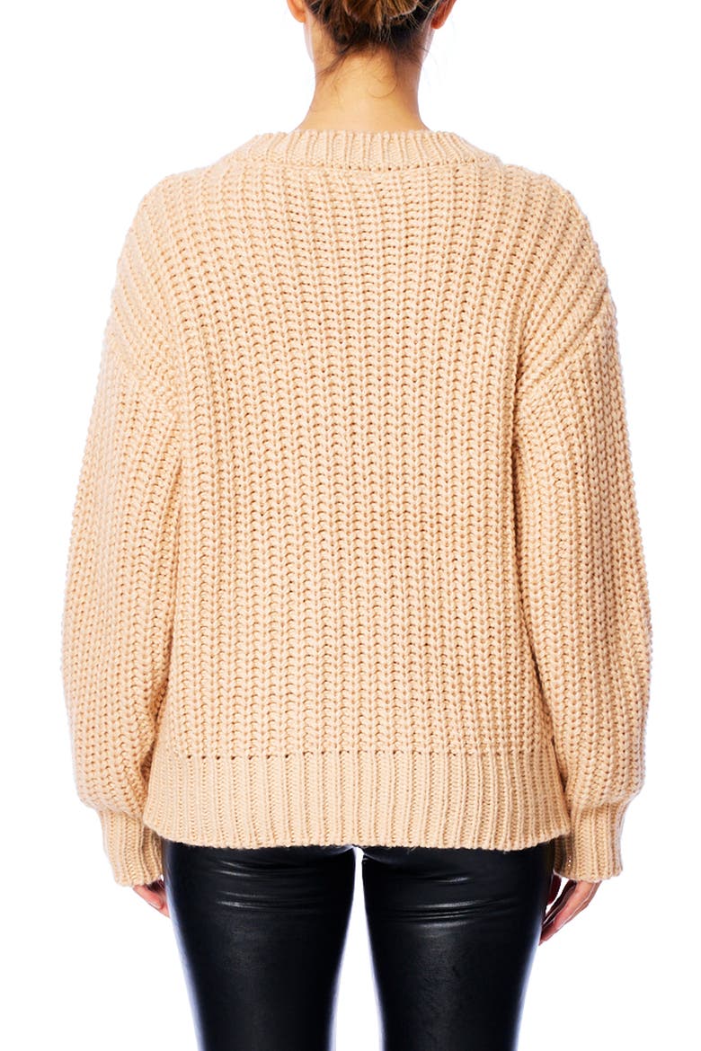 Katja V-Neck Sweater, Alternate, color, BLUSH