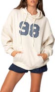 EDIKTED 98 Oversize Cotton Blend Graphic Hoodie | Nordstrom