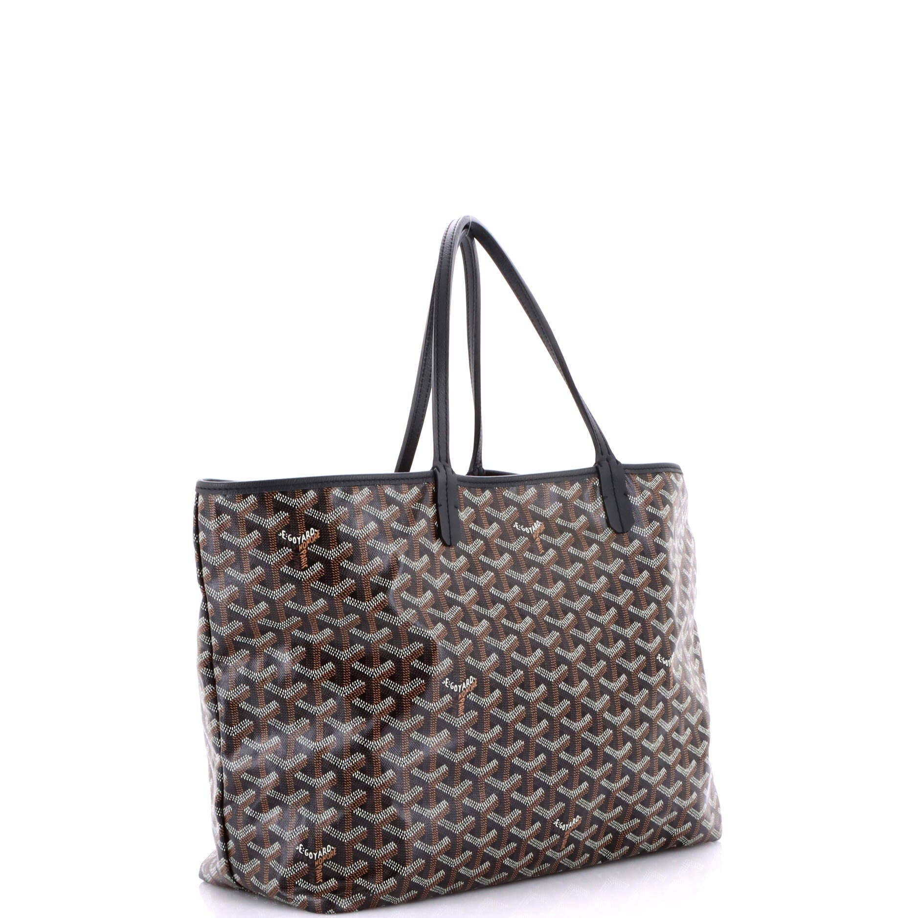 Pre-Owned Goyard Saint Louis Tote Coated Canvas PM, Alternate, color, Black
