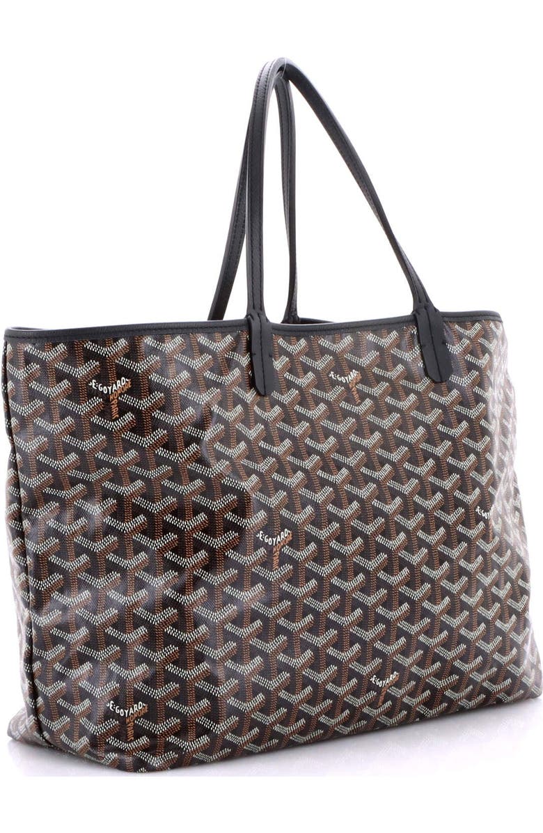 Pre-Owned Goyard Saint Louis Tote Coated Canvas PM, Alternate, color, Black