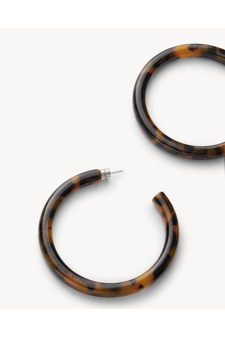 Bold Hoops, Alternate, color, Classic Tortoise
