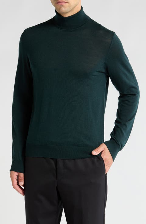 Merino Wool Turtleneck Sweater