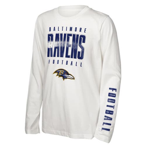 Outerstuff Youth Baltimore Ravens The Mix Combo T-shirt Set In Multi