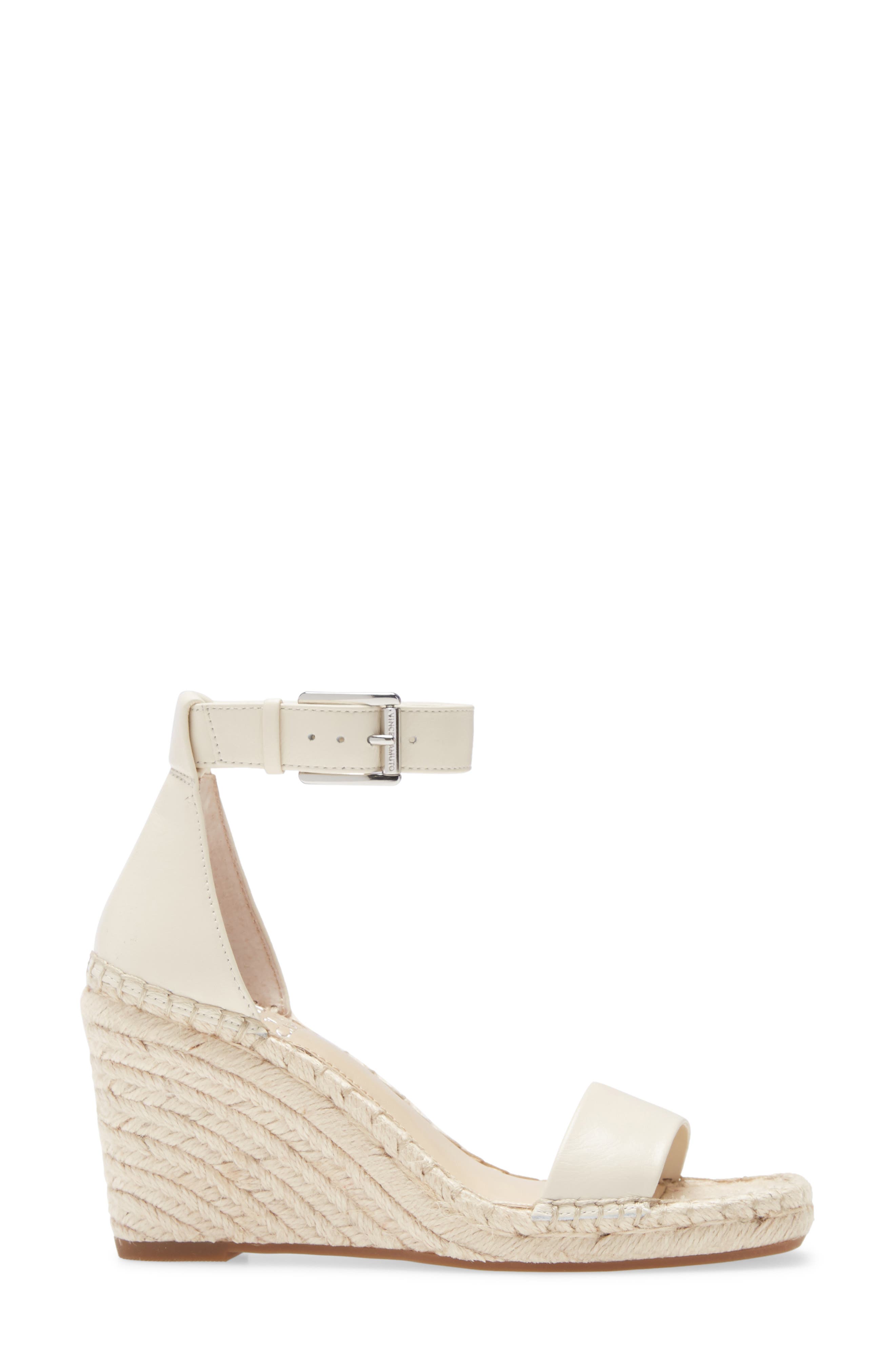 Vince Camuto Meddrina Ankle Strap Sandal, Alternate, color, White