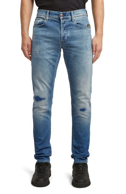 3301 Slim Fit Jeans (Faded New Moon Restored)