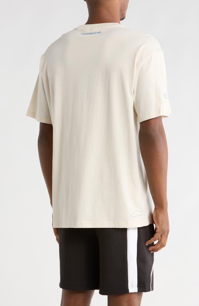 PUMA x Porsche League Essential Graphic T-Shirt, Alternate, color, Alpine Snow