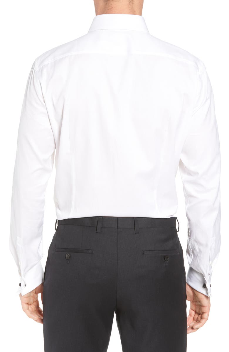 BOSS Myron Sharp Fit Tuxedo Shirt, Alternate, color, 