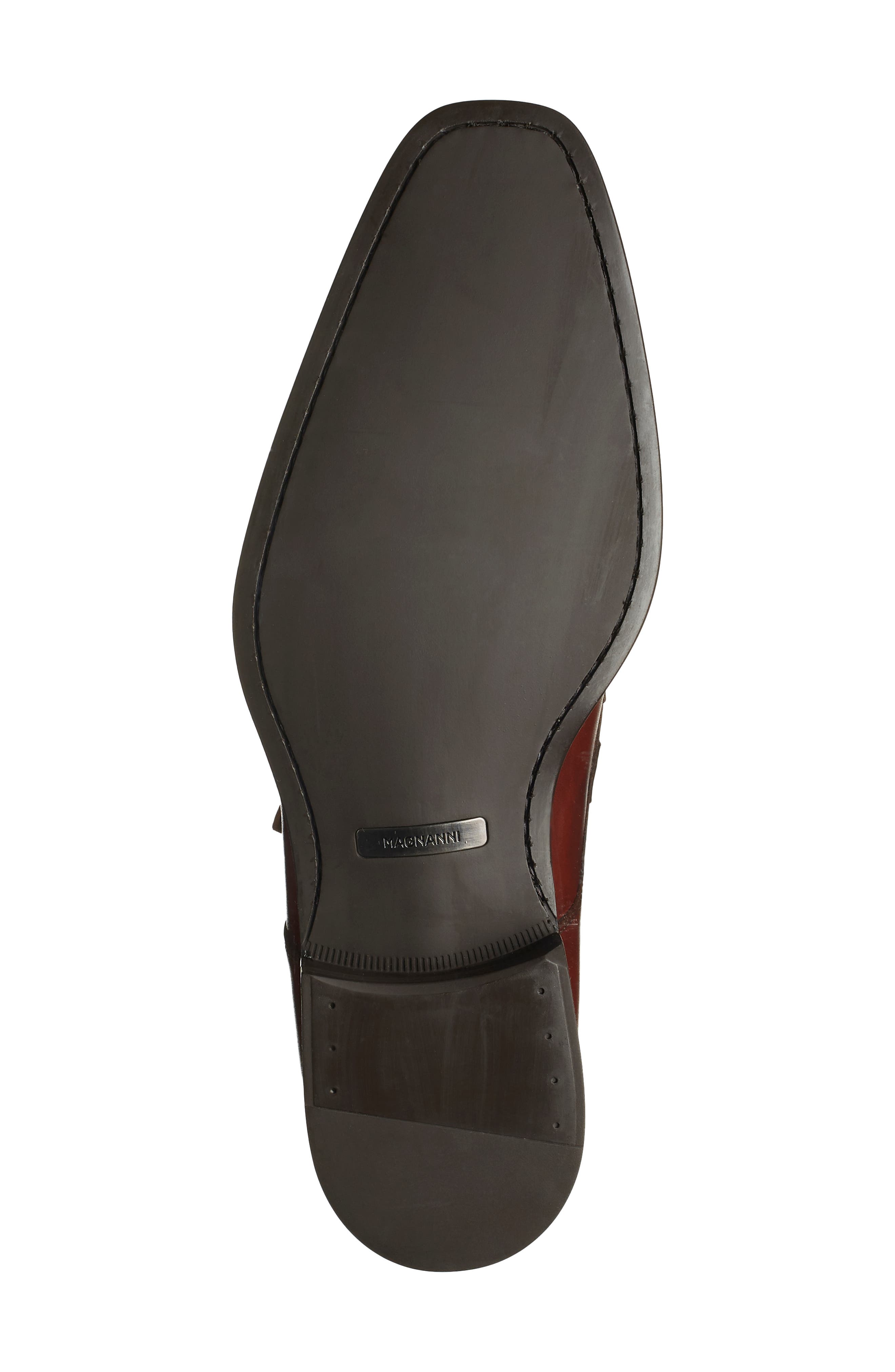 Magnanni Mauricios Monk Strap Loafer - Wide Width Available, Alternate, color, Cognac