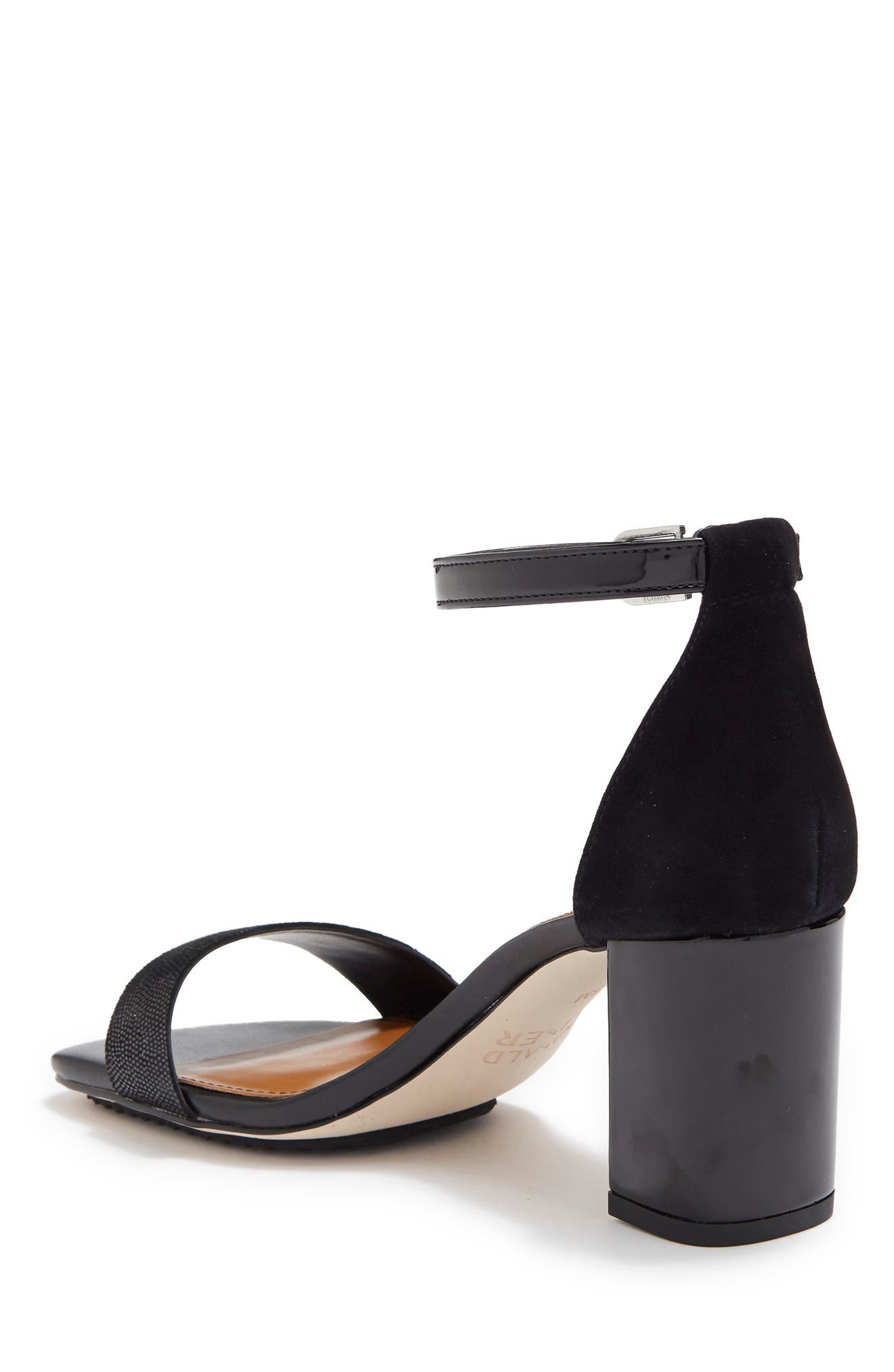 Donald Pliner Priyah Lizard Print Suede Sandal, Alternate, color, 