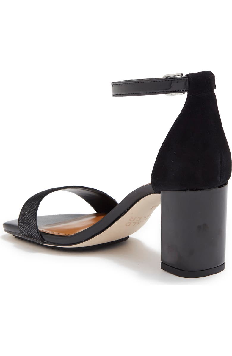 Donald Pliner Priyah Lizard Print Suede Sandal, Alternate, color,