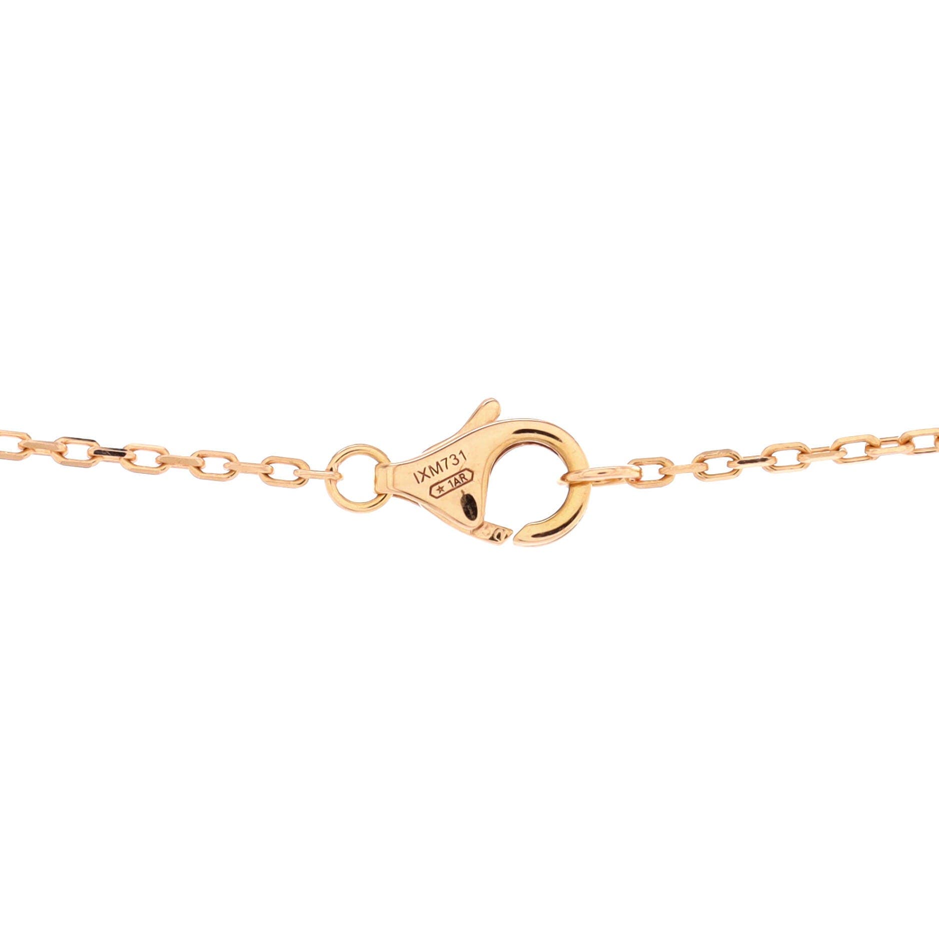 Juste un Clou Pendant Necklace 18K Rose Gold with Diamonds, Alternate, color, Metallic Gold