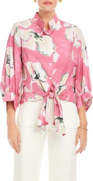 FIFTEEN TWENTY Sawyer Tie Front Top