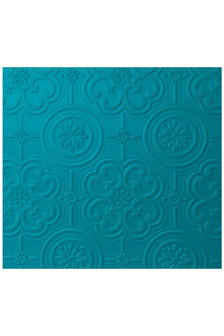 Egon Paintable Textured Vinyl Peel & Stick Wallpaper, Alternate, color, WHITE