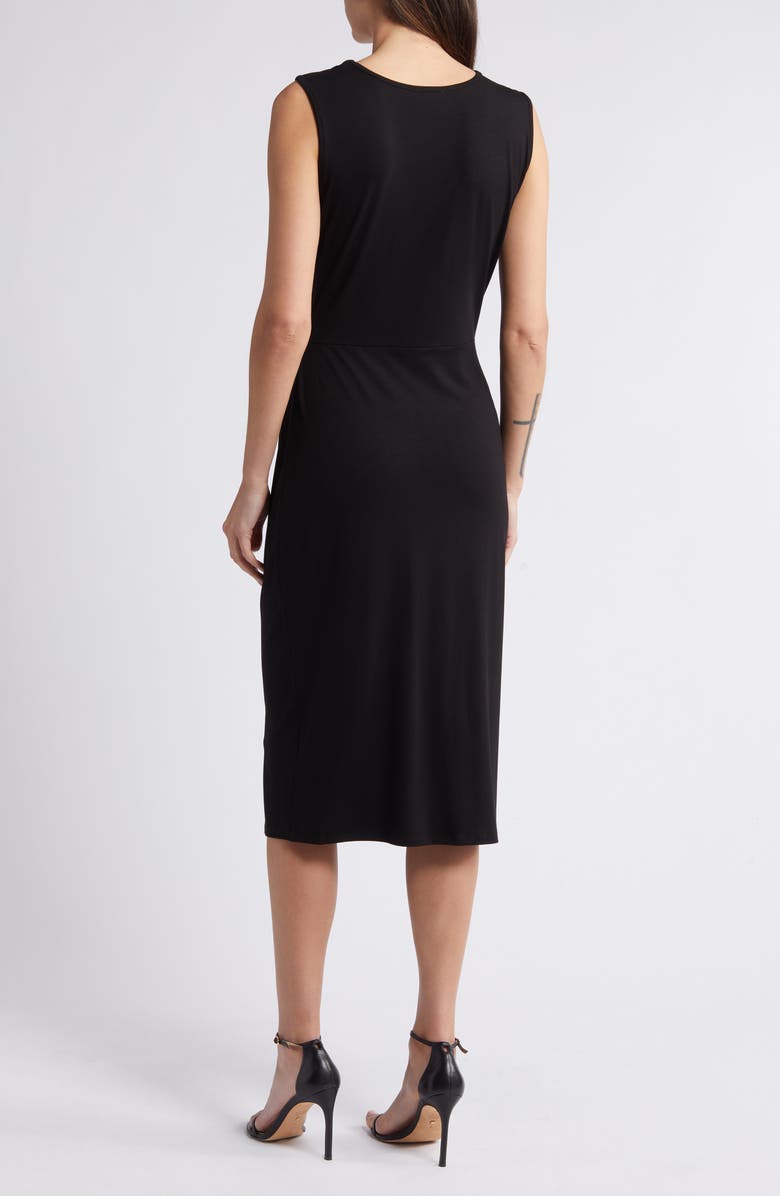 Halogen<sup>®</sup> Side Twist Midi Dress, Alternate, color, 