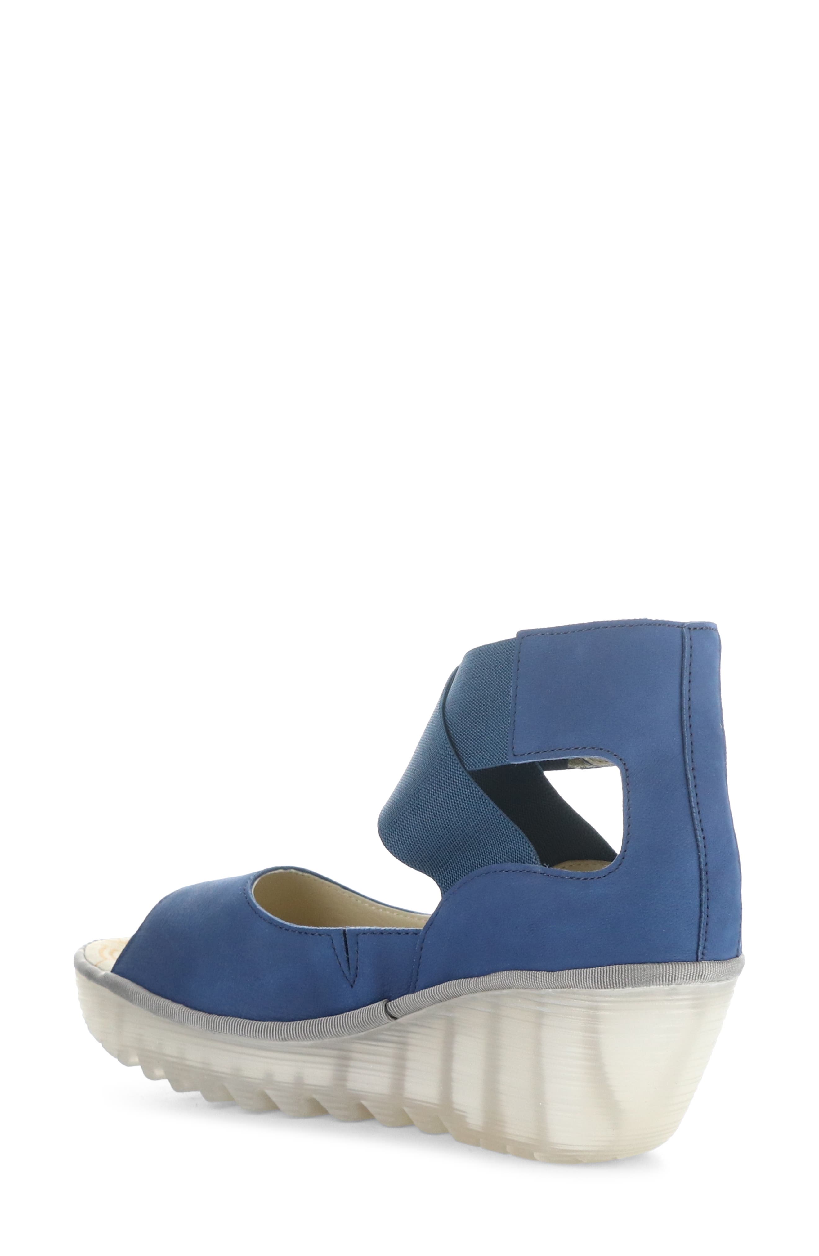 Yefi Platform Wedge Sandal, Alternate, color, 004 BLUE CUPIDO