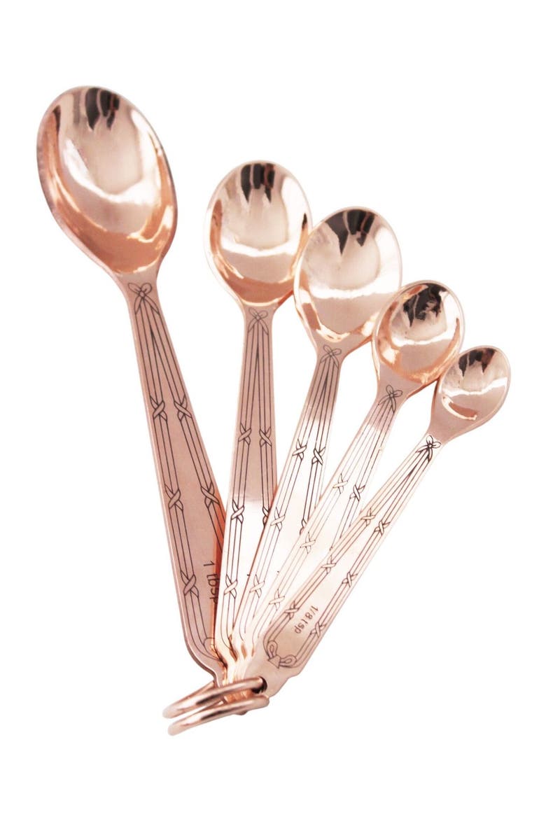 Vintage Inspired Copper Measuring Spoons, Main, color, Copper