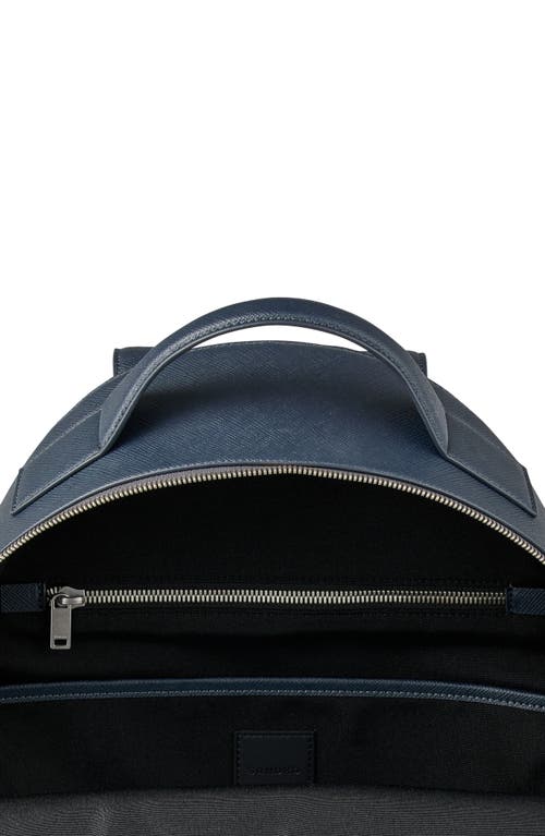 Sandro Reconstituted Leather Rucksack In Fonte