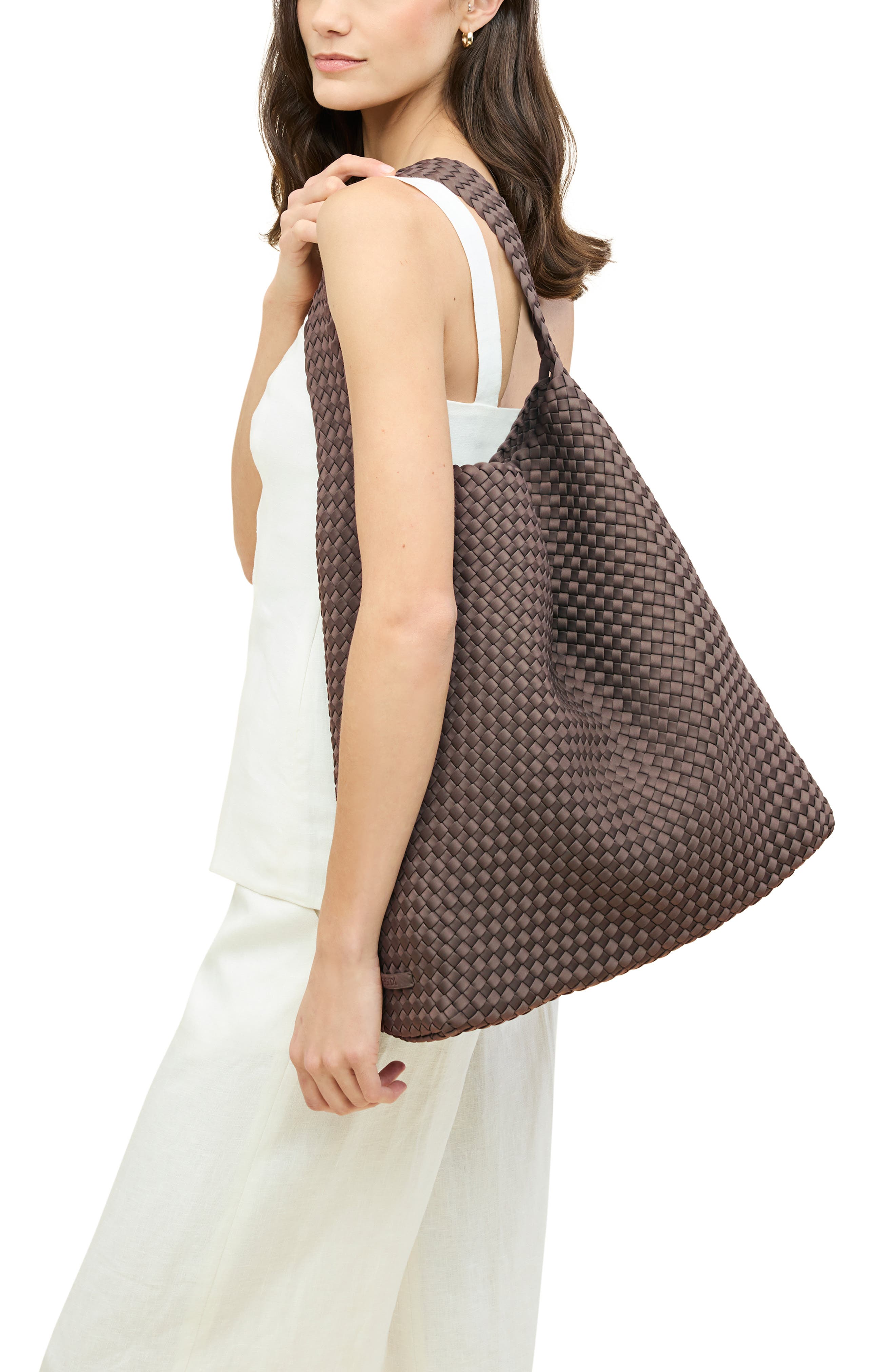 NAGHEDI Large Nomad Hobo, Alternate, color, Napa