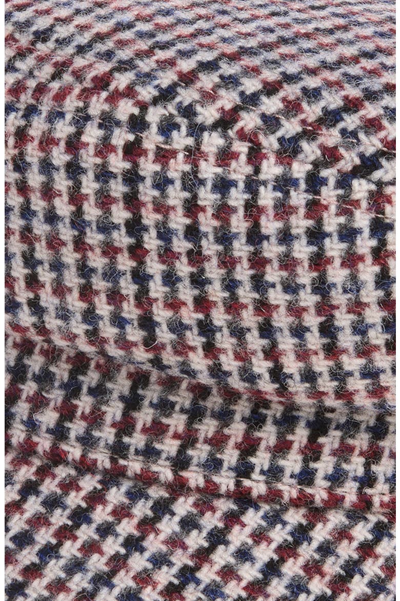 Eleanor Wool Newsboy Cap, Alternate, color, BLUE MULTI PLAID