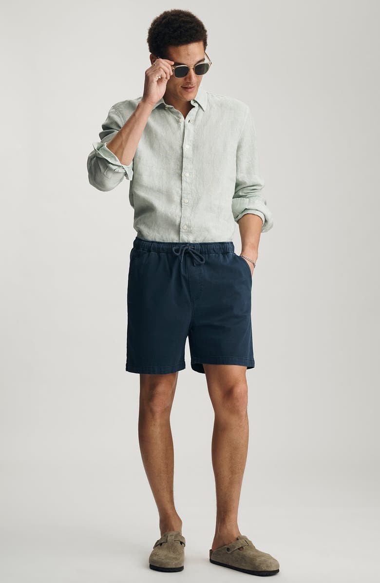 Mavi Jeans Drawstring Woven Shorts, Alternate, color, 