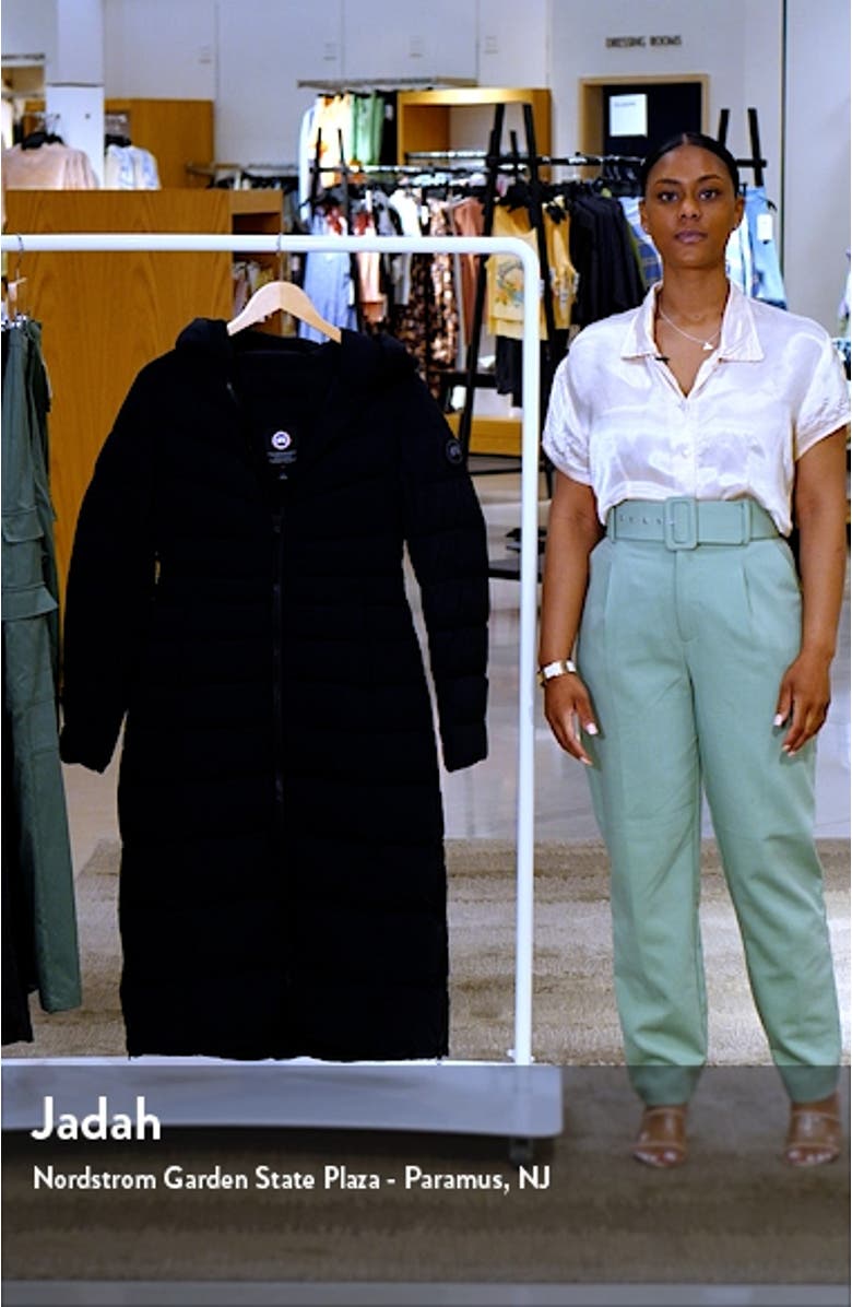 Clair Long 750 Fill Power Down Puffer Coat, sales video thumbnail