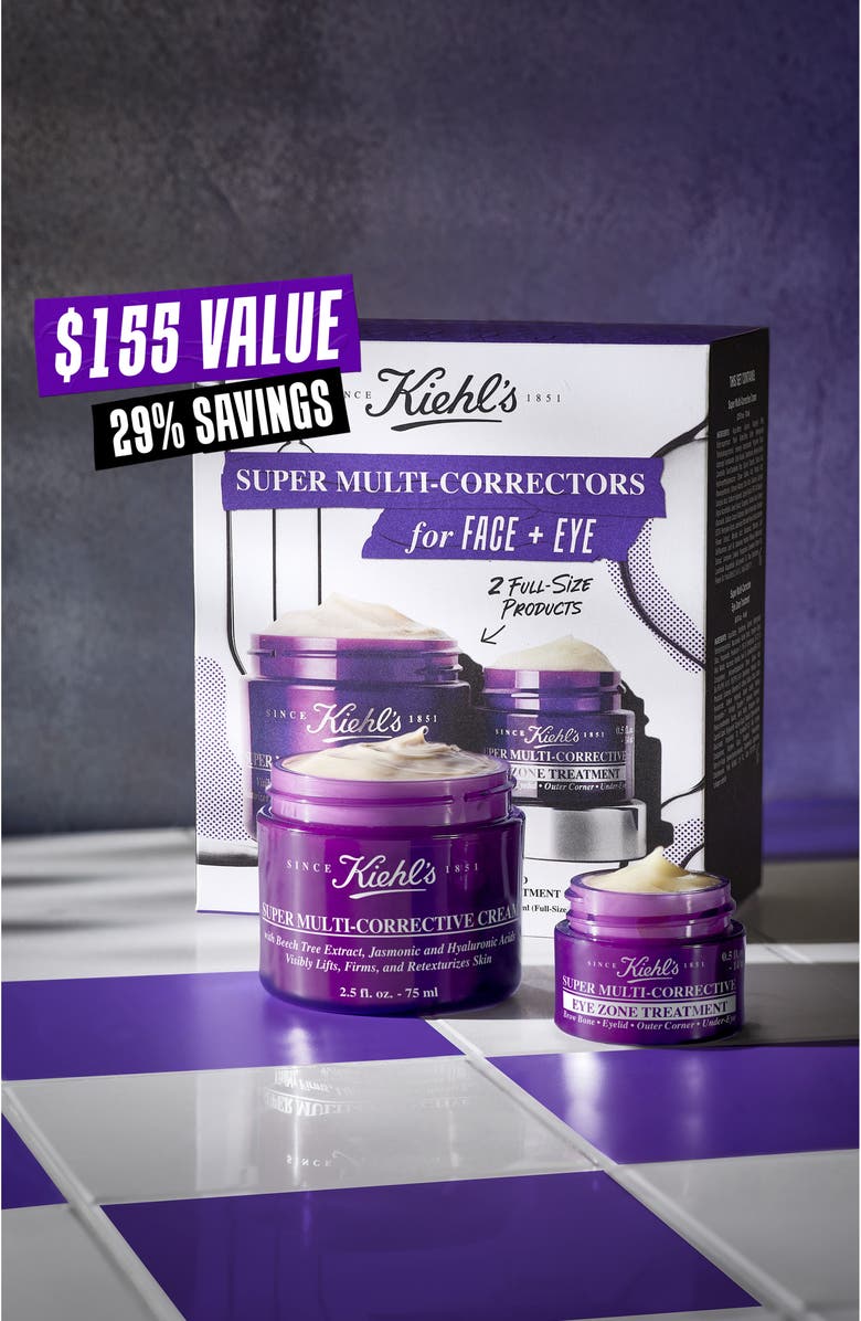 Kiehl's Since 1851 Super Multi Corrective Face Cream + Eye Treatment Duo $155 Value, Alternate, color,
