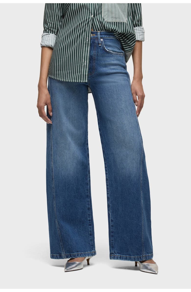 Hudson Jeans James Seamed Wide Leg, Main, color, Glee