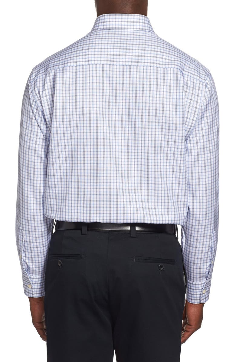 David Donahue Regular Fit Check Dress Shirt, Alternate, color,