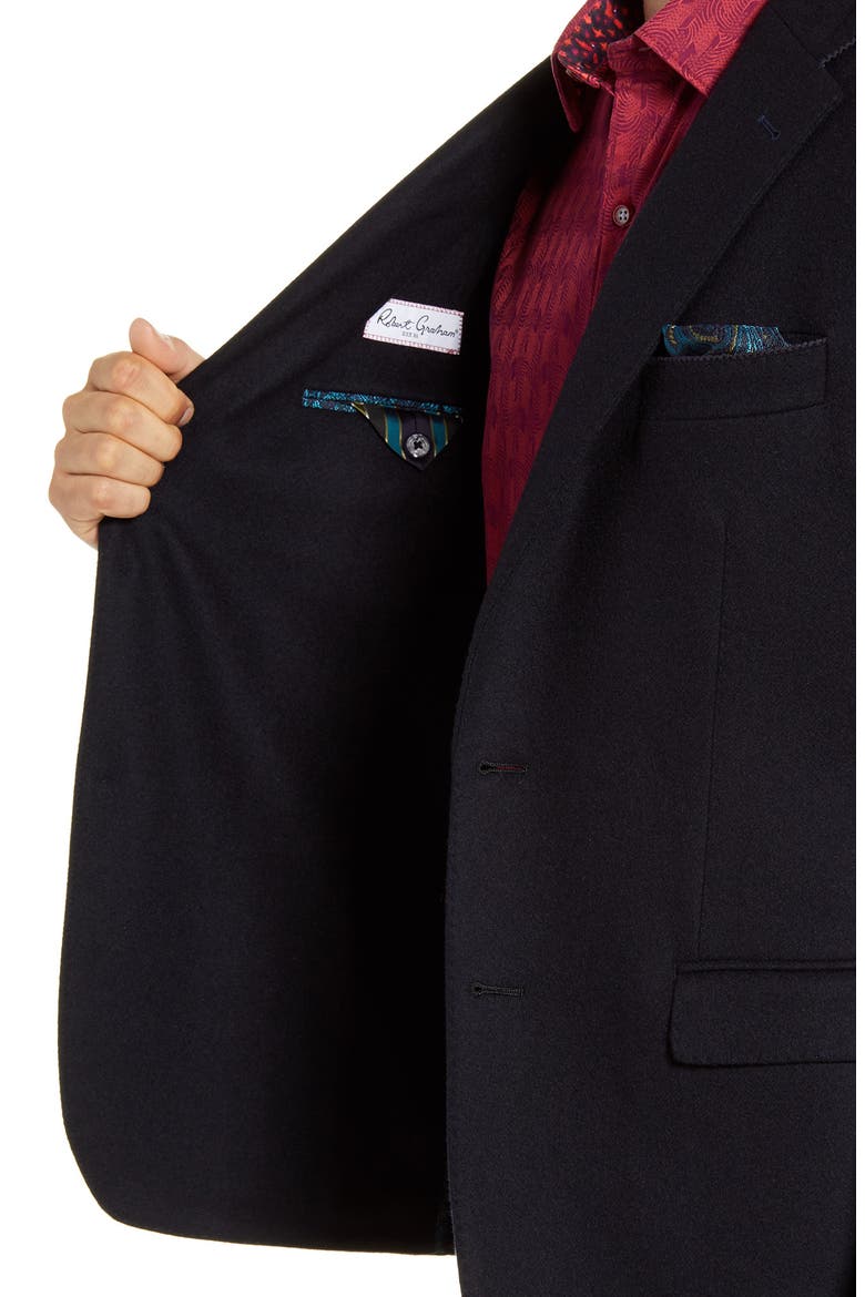 Kerrigan Regular Fit Cashmere Blend Blazer, Alternate, color, DARK NAVY