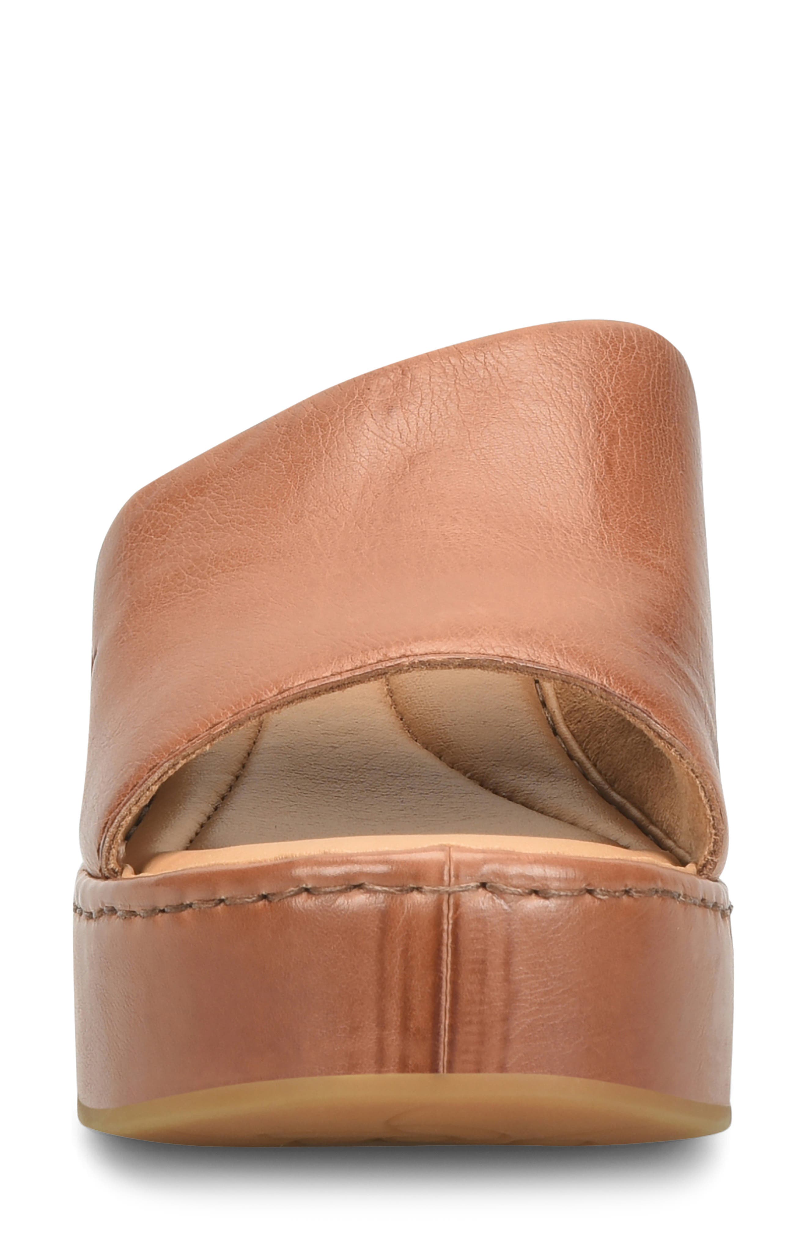 Børn Shilo Platform Sandal, Alternate, color, Brown Leather