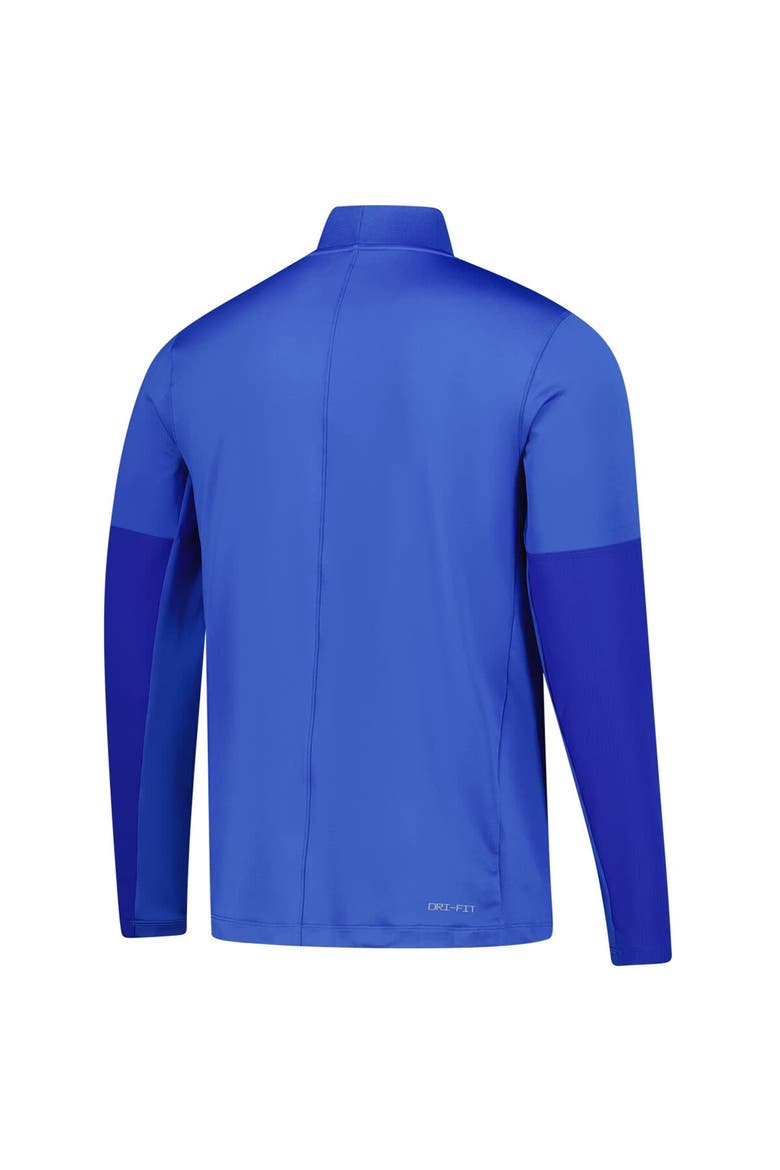Men's Nike  Royal Pitt Panthers Dri-FIT Half-Zip Pullover, Alternate, color, Royal