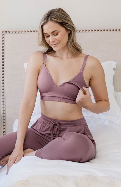 Kindred Bravely Busty Contour Hands-free Pumping & Nursing Bra- Sizing Options Available In Purple