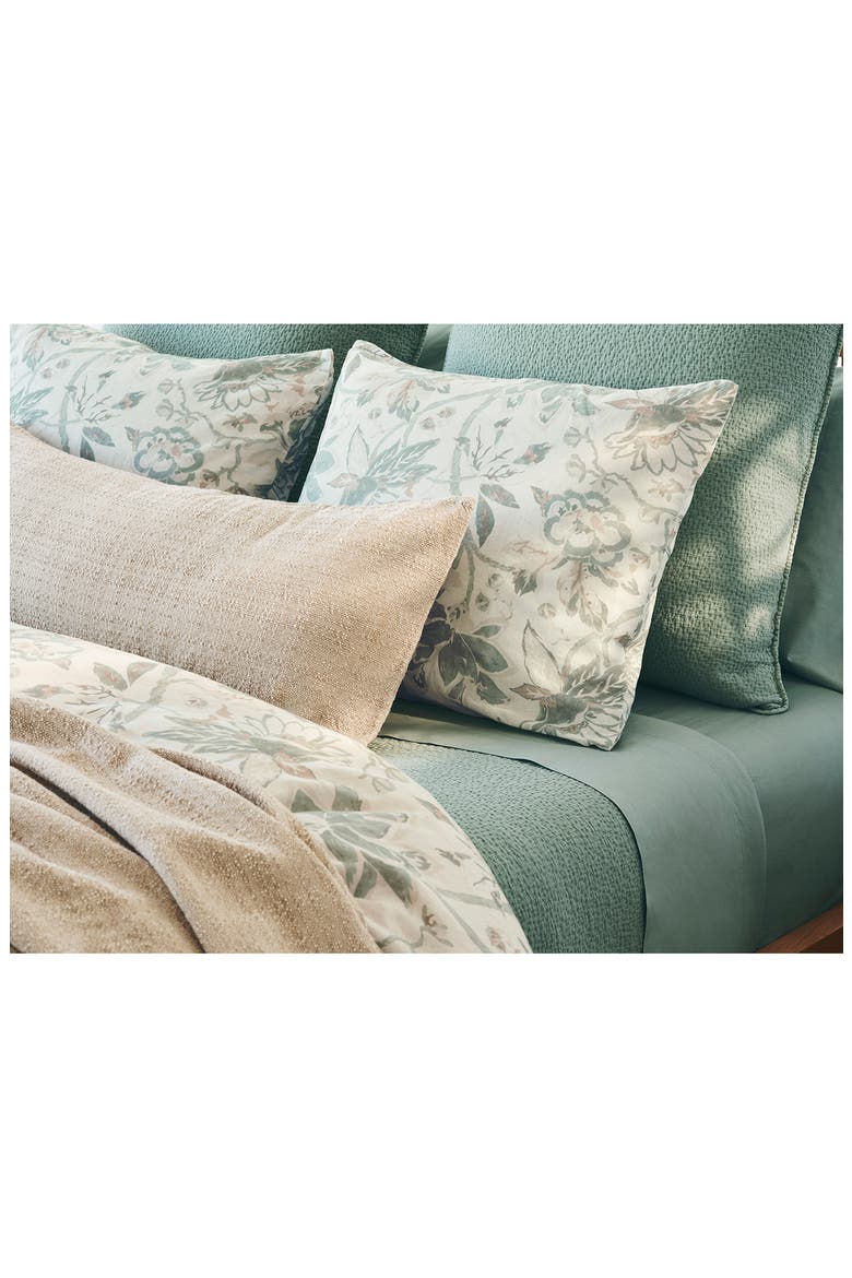 Lido Organic Cotton Accent Pillow Cover, Alternate, color, UNDYED/ KHAKI