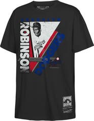 Mitchell & Ness Youth Mitchell & Ness Jackie Robinson Black Brooklyn Dodgers In the Zone Player Graphic T-Shirt