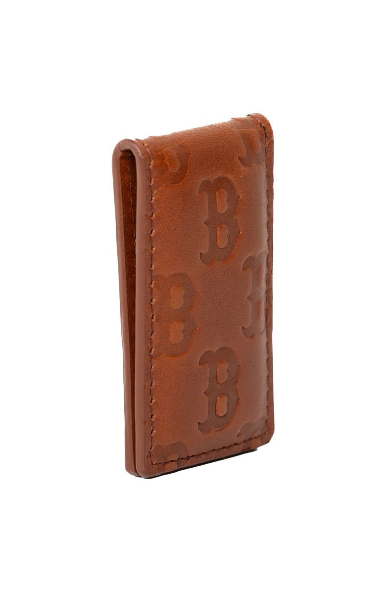 LUSSO Brown Boston Red Sox Sammy Magnetic Money Clip, Alternate, color, Brown