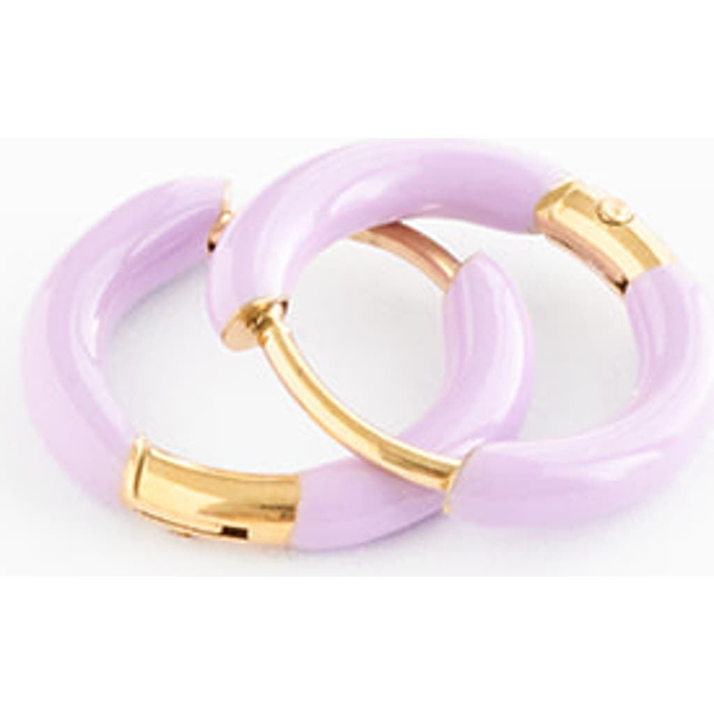Pip Pop Enamel Hoop Earrings