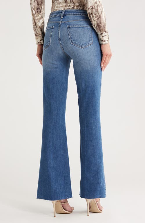 L Agence L'agence Sera High Waist Flare Jeans In Blue