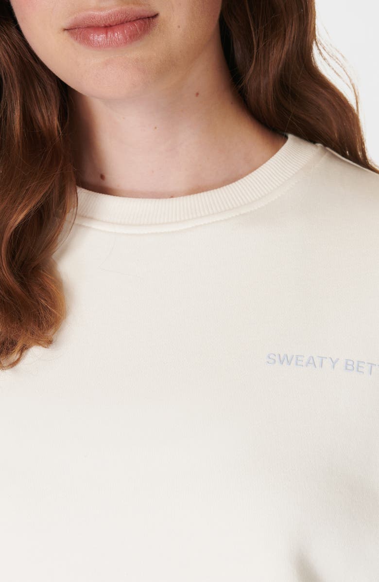 Sweaty Betty Revive Crewneck Cotton Blend Sweatshirt, Alternate, color, 