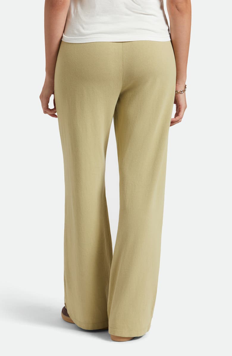 Brixton Carefree Organic Cotton Wide Leg Lounge Pants, Alternate, color, Elm