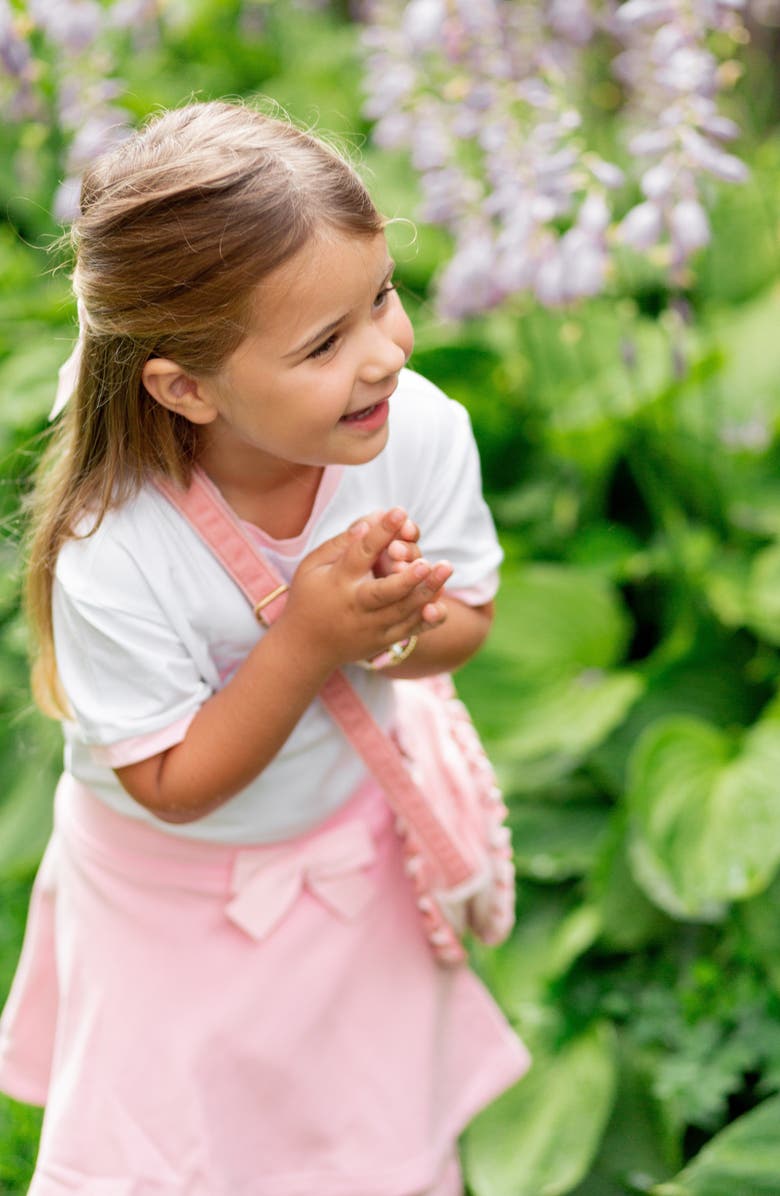 Bits & Bows Dance T-Shirt, Alternate, color, White/Pink